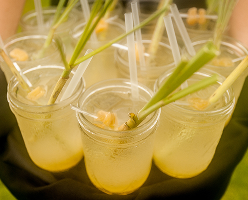 Wedding Reception Lemongrass & Ginger Cocktails