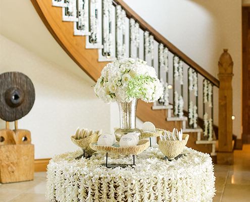 Colin Cowie Wedding Entry Table