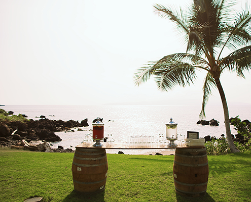 Wine Barrel Bar by Ocean