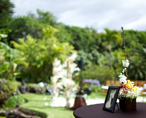 Wedding Reception Tent on Maui Estate